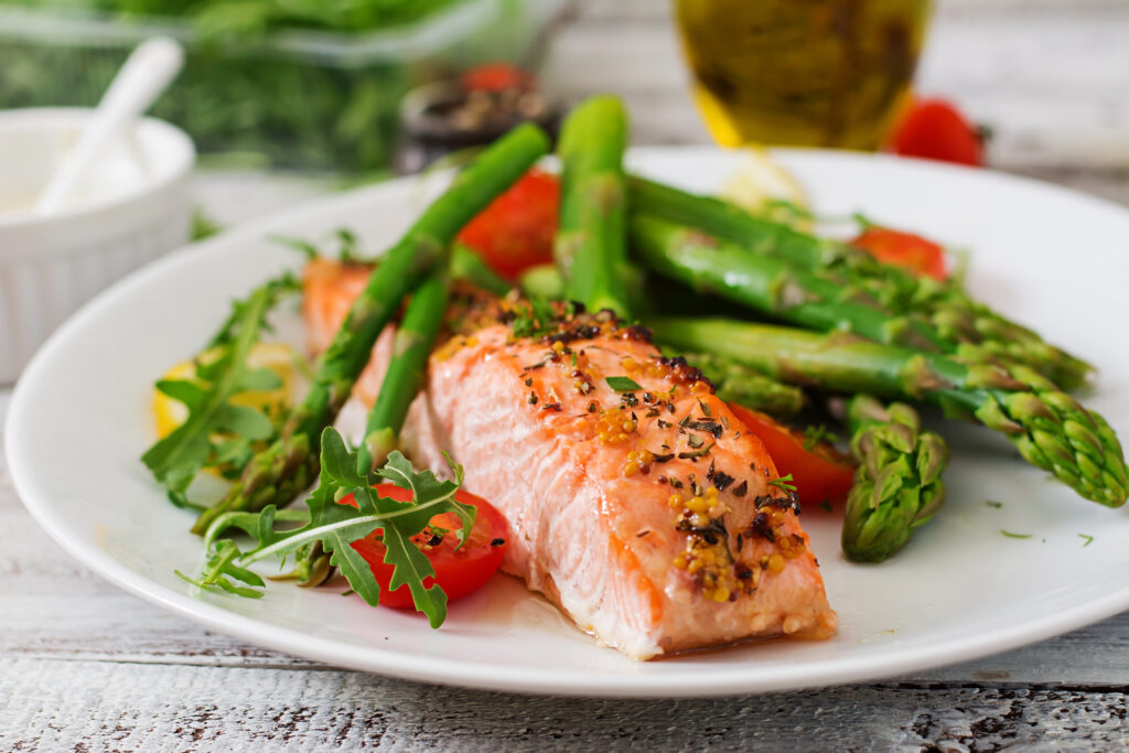 cena con proteinas para masa muscular